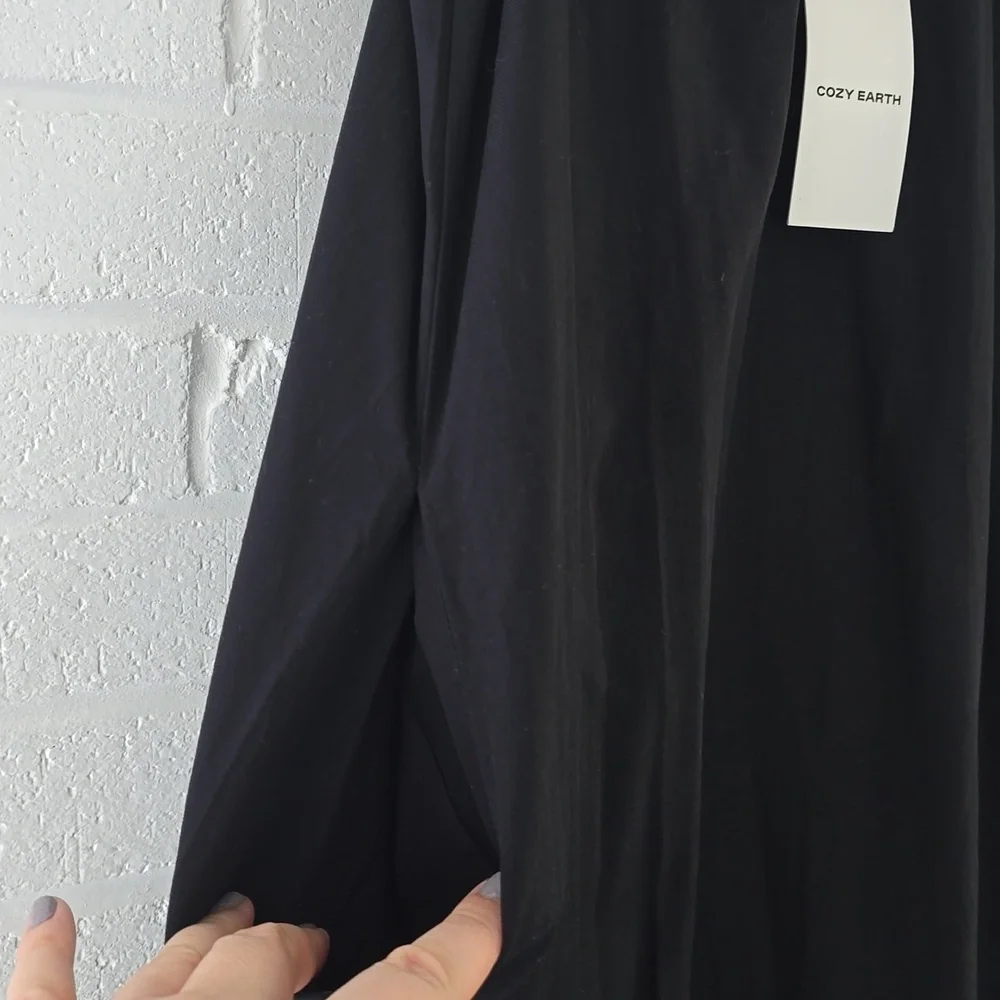 Cozy Earth Women's Sunset Slip Dress Blac Color Size L - Picture 7 of 7